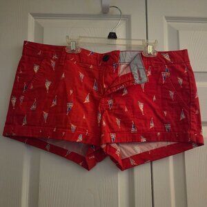 Red Sailboat Shorts